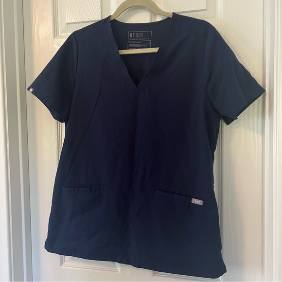 Figs navy casma scrub top - Picture 4 of 8